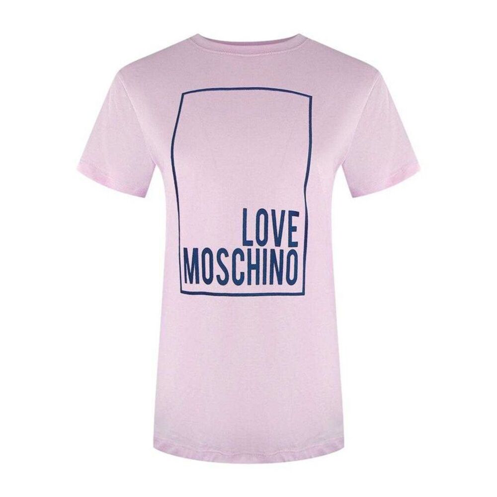 Love Moschino Womens/Ladies Box Logo Cotton T-Shirt / Pink